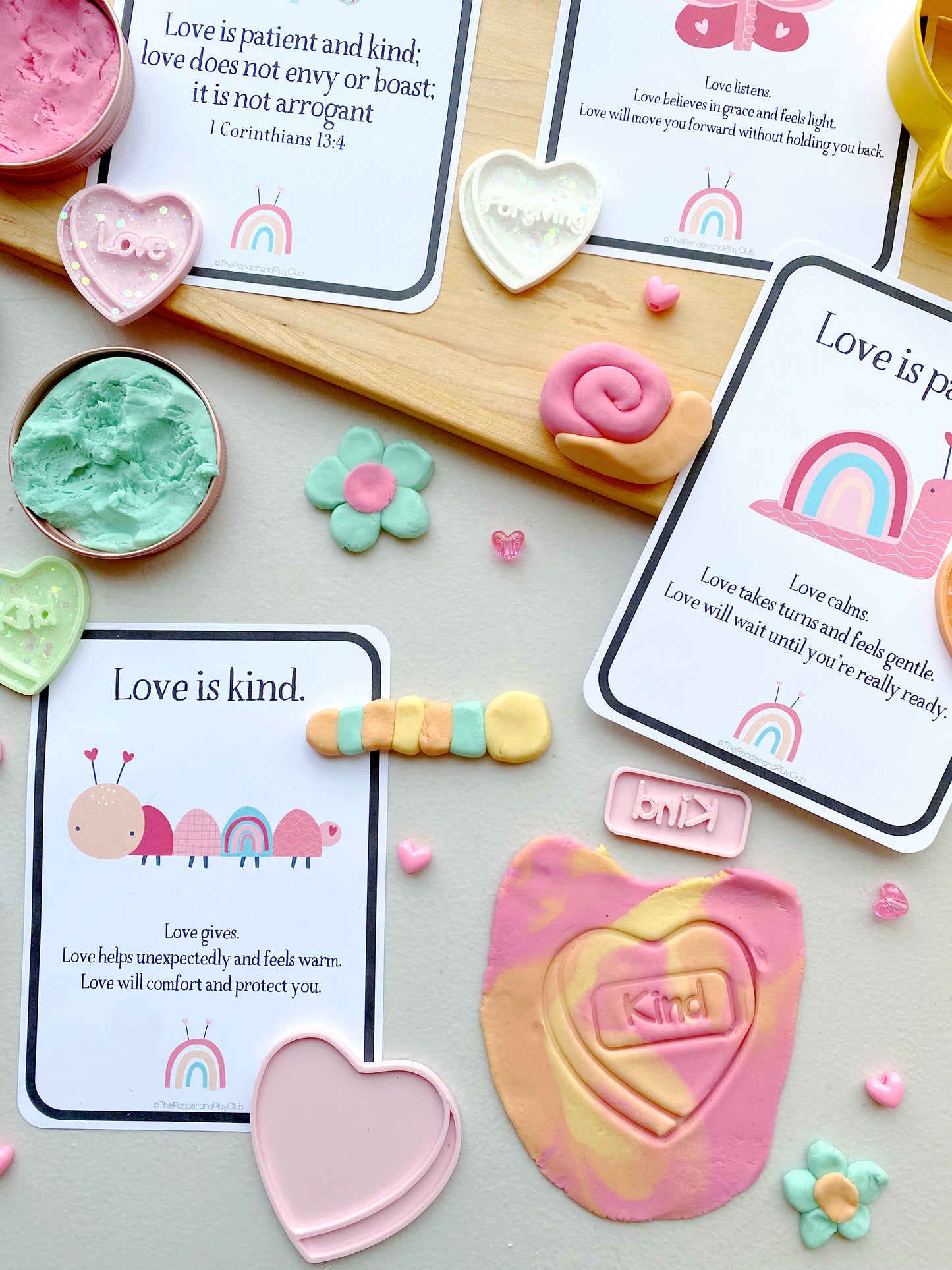 "Love is" Scripture Description Cards