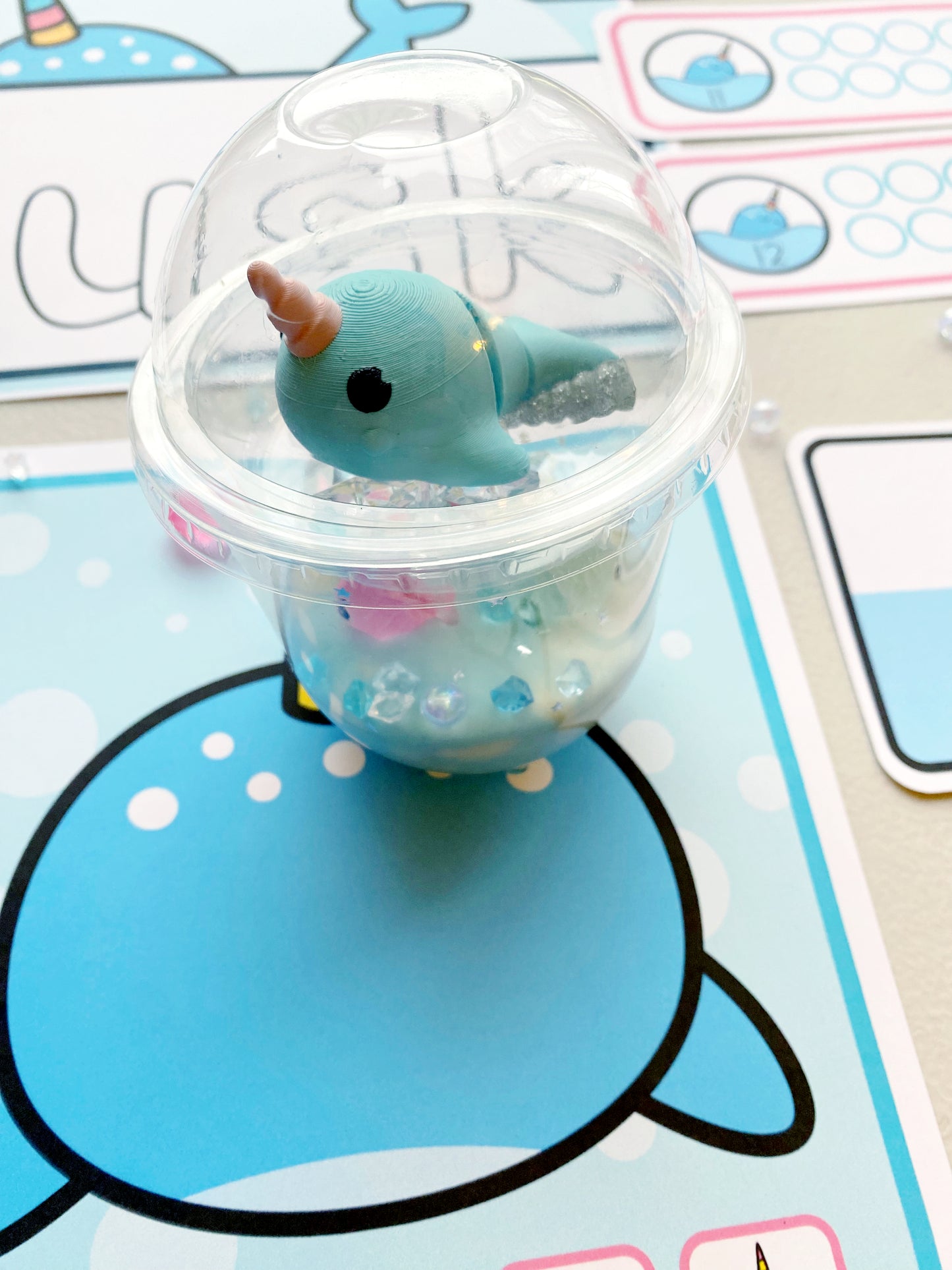 Narwhal STEM Play Dough Kit