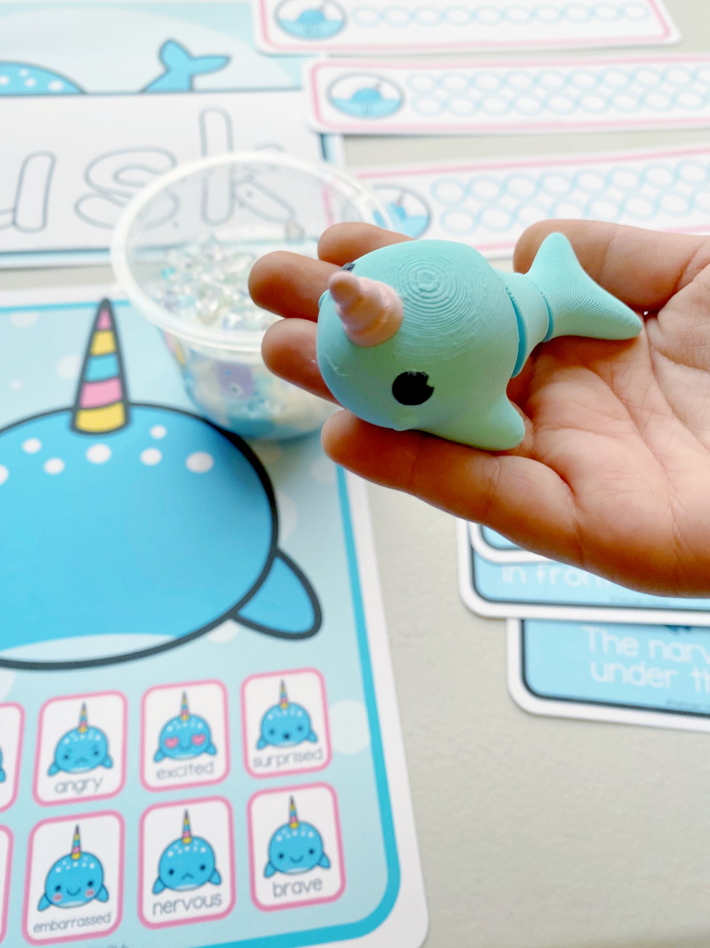 Narwhal STEM Play Dough Kit