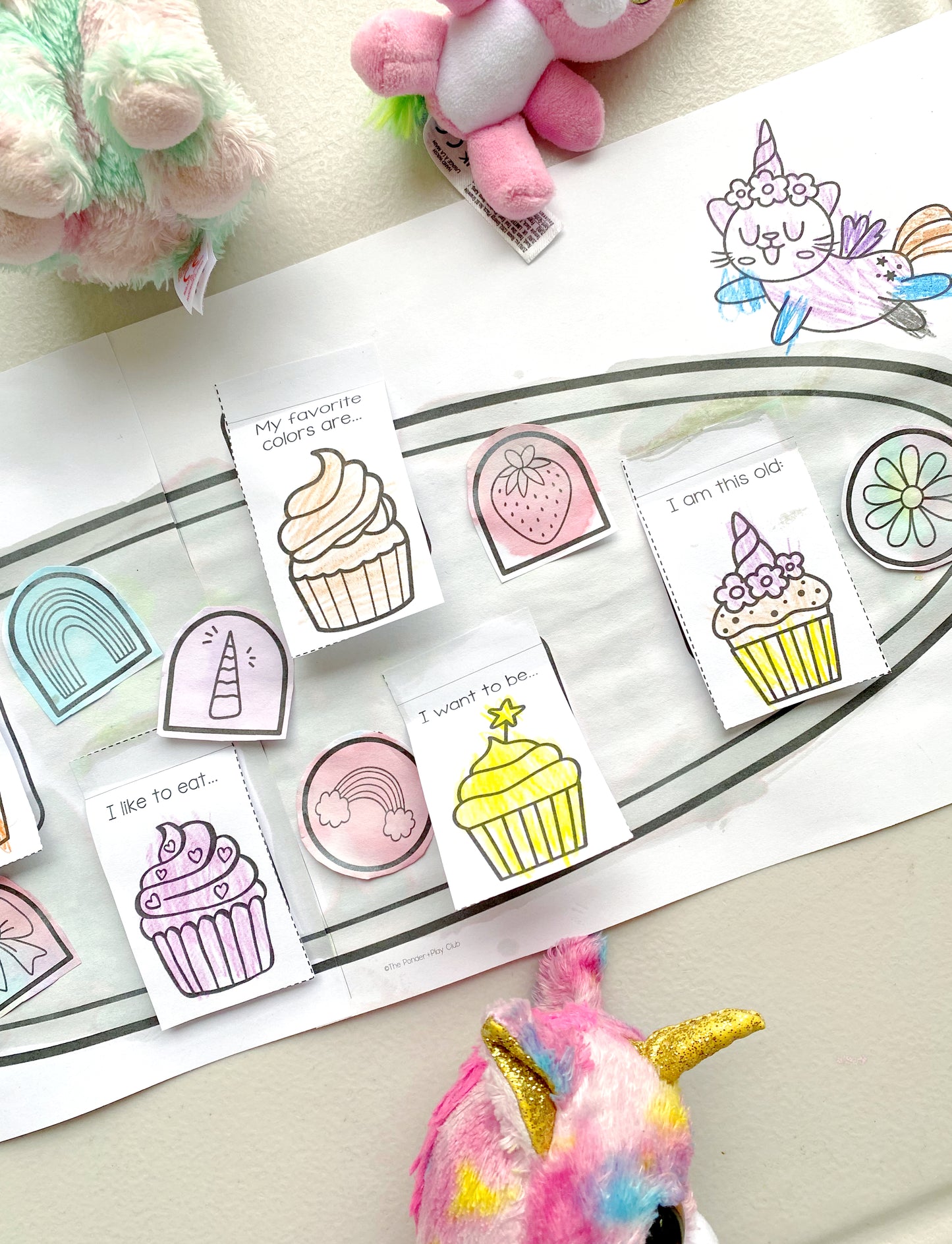 All About Me: Cupcake Plate
