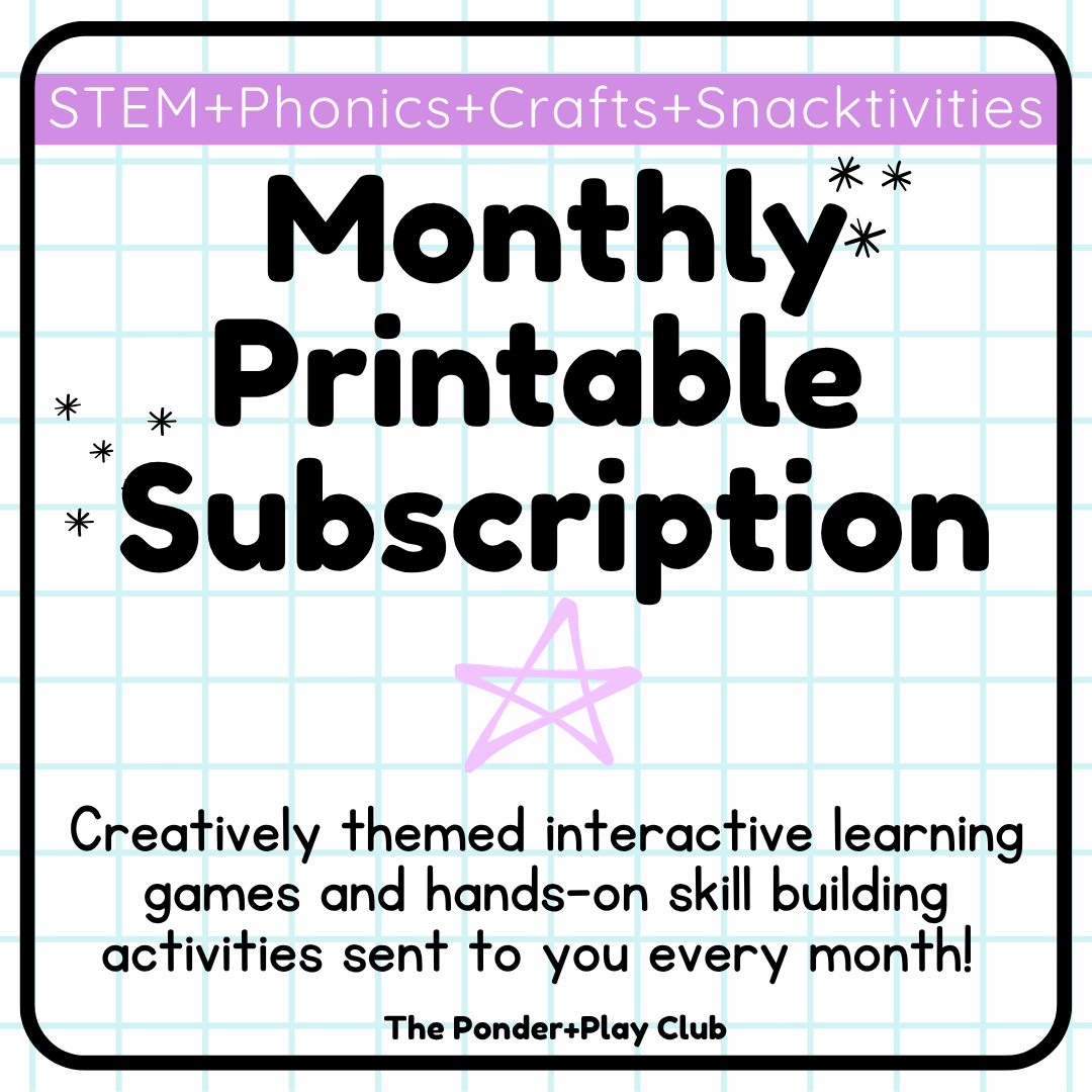 COMiNG SOON!! Monthly Printable Activity Bundle Subscription