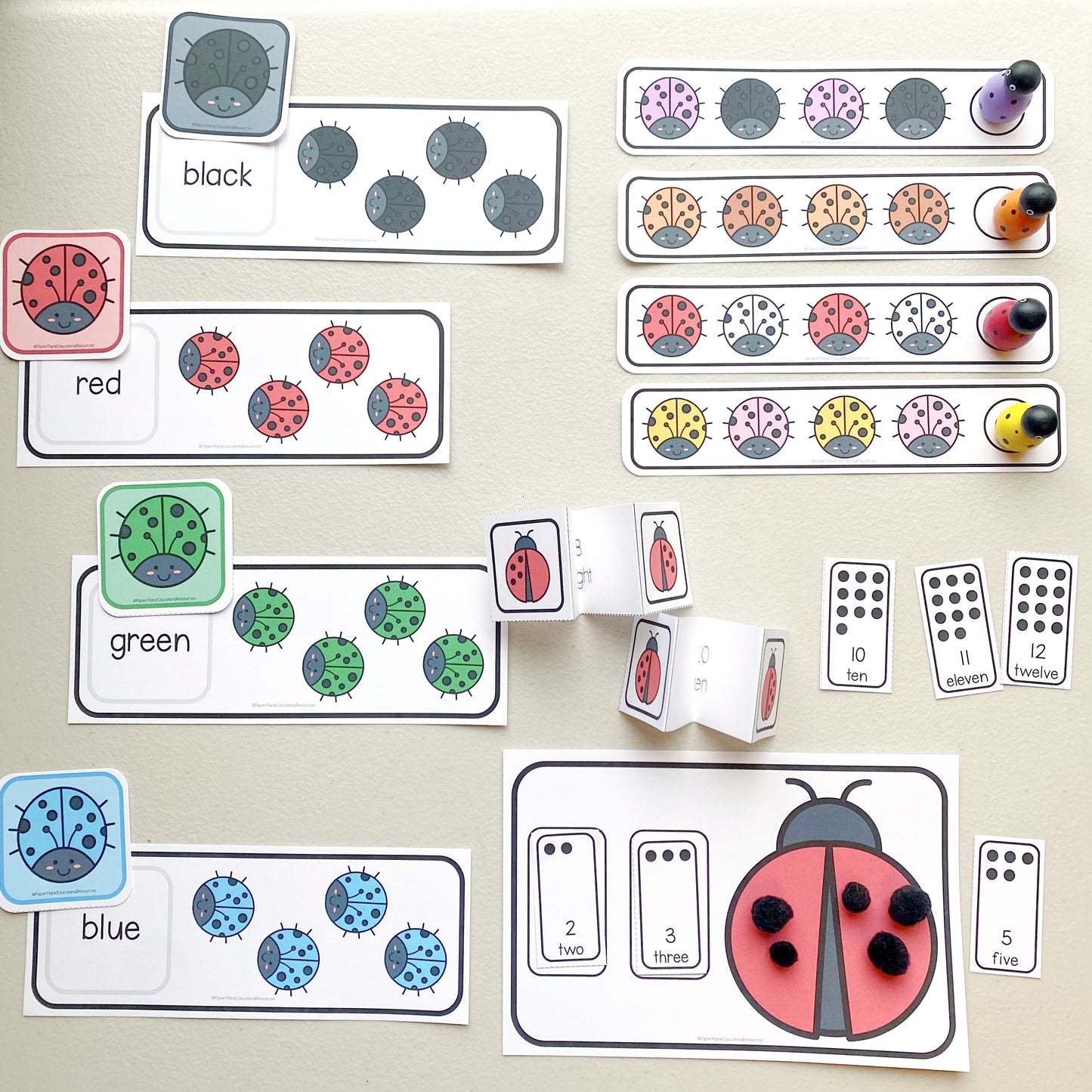 Rainbow Ladybugs STEM Activities