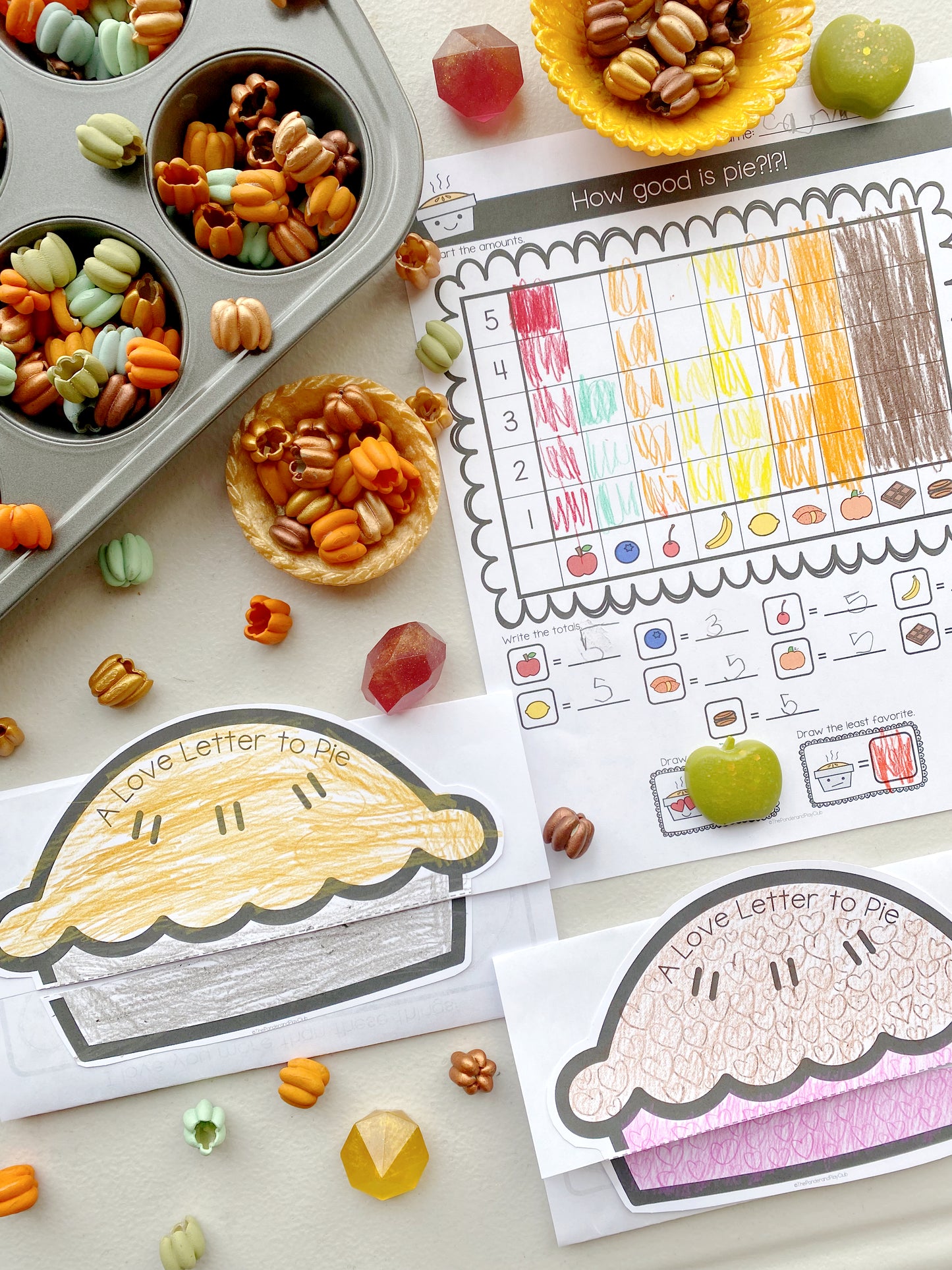 Pie Love: 1st Grade STEM, Phonics, and Writing