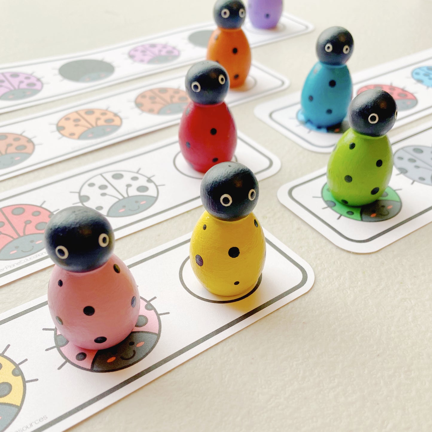 Rainbow Ladybugs STEM Activities