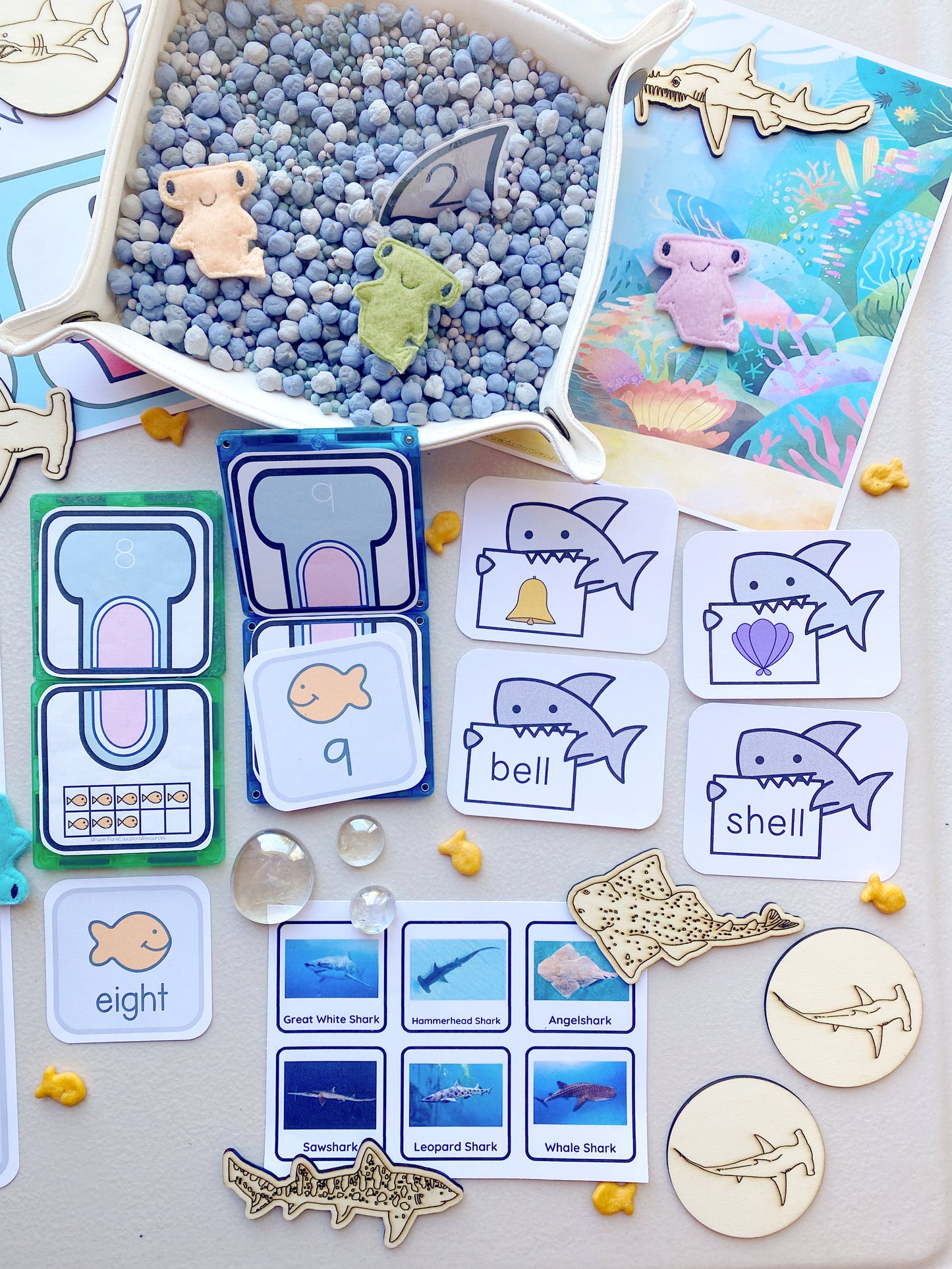 Sharks+Snacks Activity Bundle