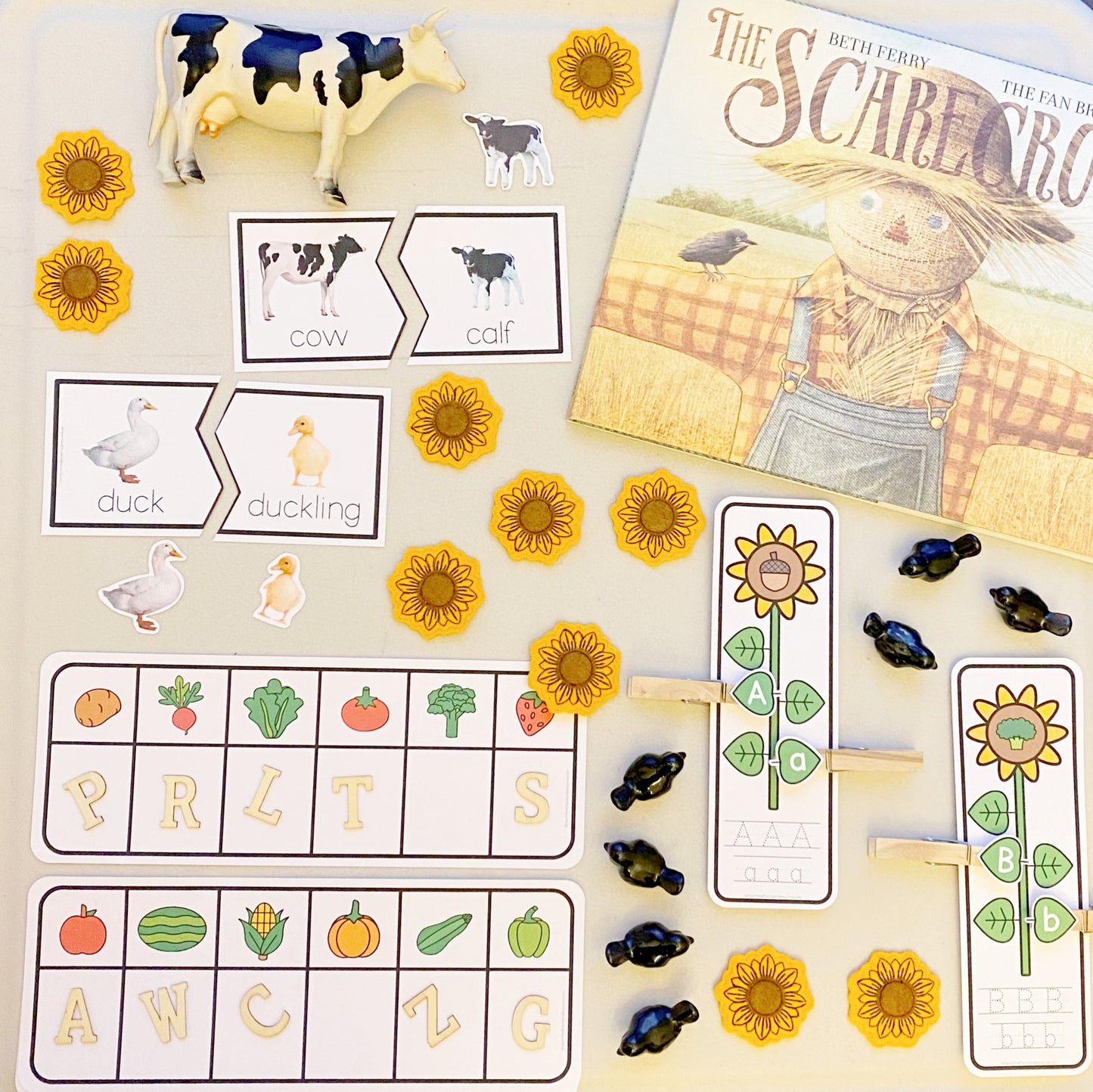 Sunflowers and Scarecrows: STEM, Phonics, and SEL Activities