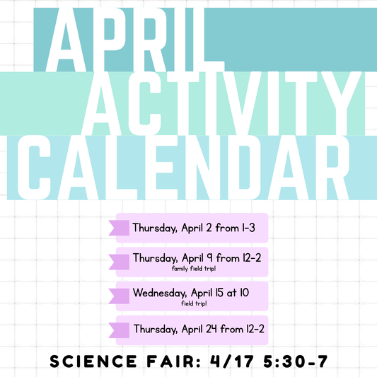 AVAILABLE 3/15: The Ponder+Play Club April Play Pass!