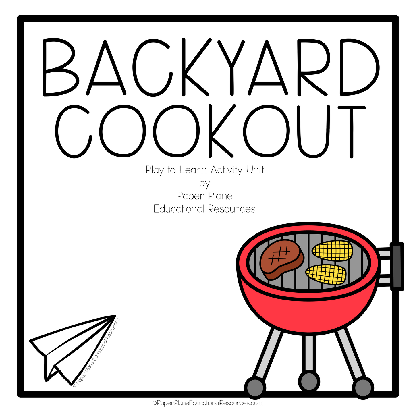 Backyard Cookout Activity Bundle