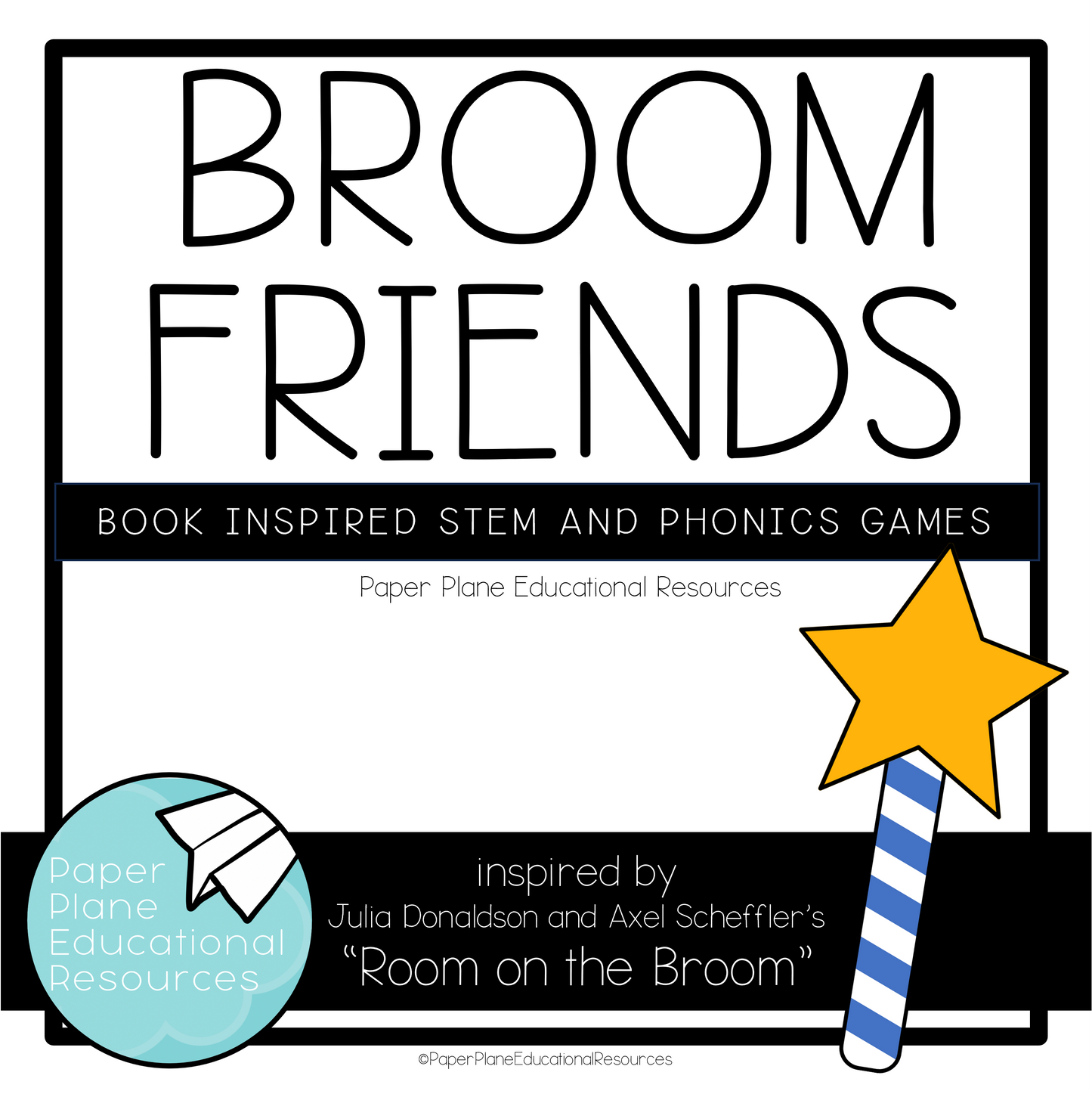 Broom Friends STEM, Phonics, and Social-Emotional Skill Building Bundle