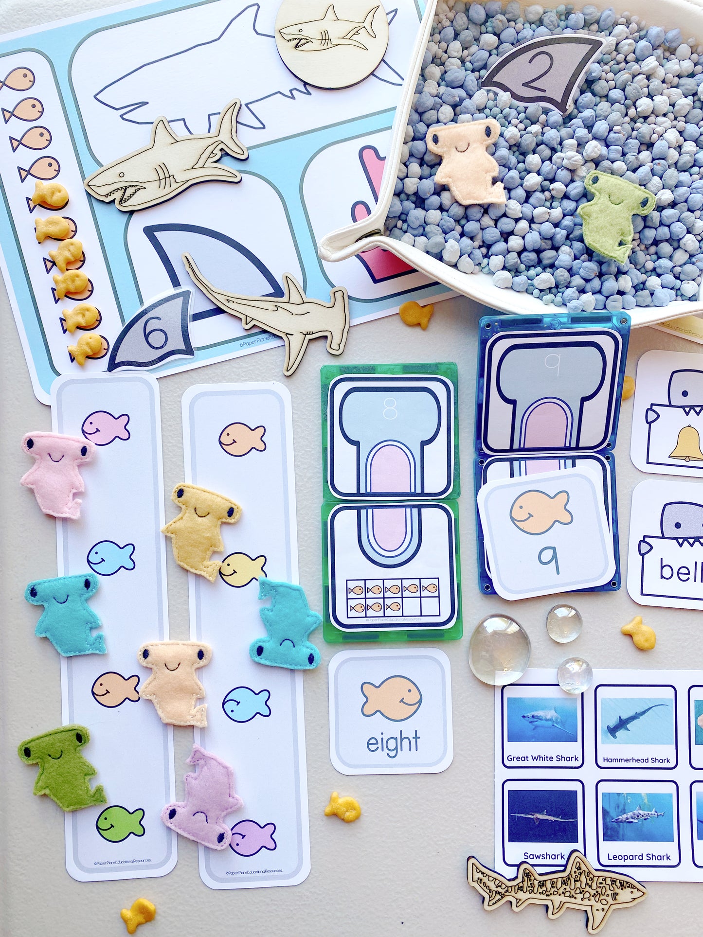 Sharks+Snacks Activity Bundle