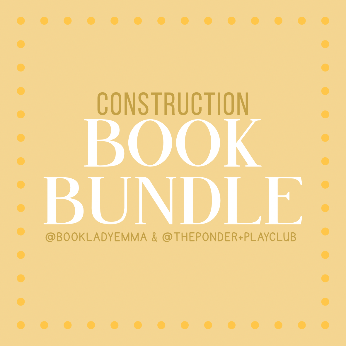 Things That Go/ Construction Book Bundle