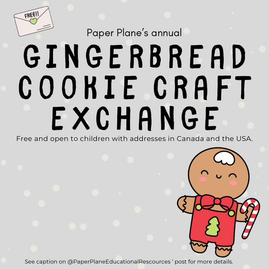 Gingerbread Cookie Craft Exchange Templates