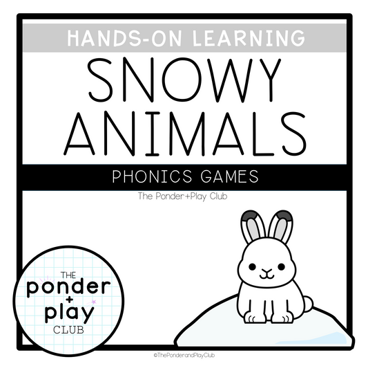 Snowy Animals: Phonics Games