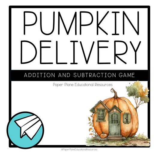 Pumpkin Delivery Addition/Subtraction Game